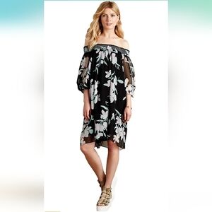 Anthropologie Maeve Paola Silk Swing Dress Size Small